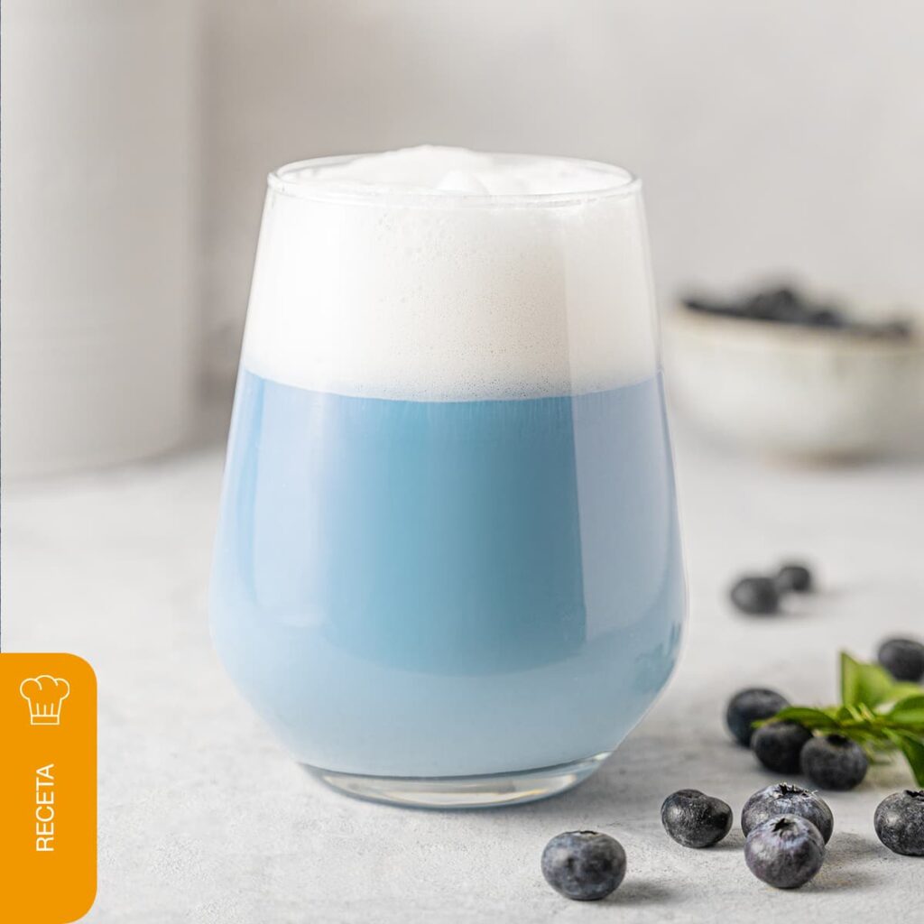 Receta de blue latte