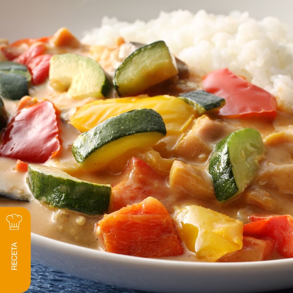 Receta de curry de verduras