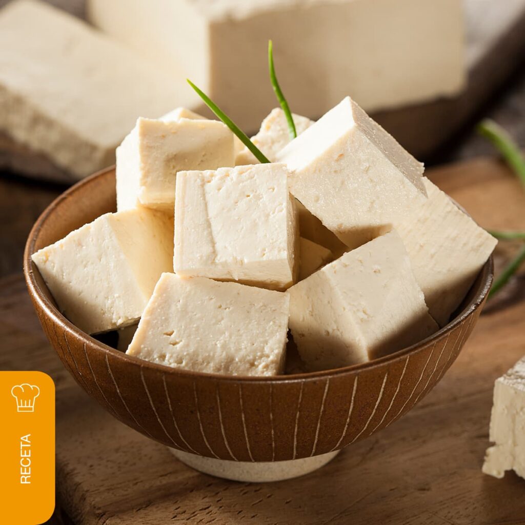 Receta de tofu de garbanzos
